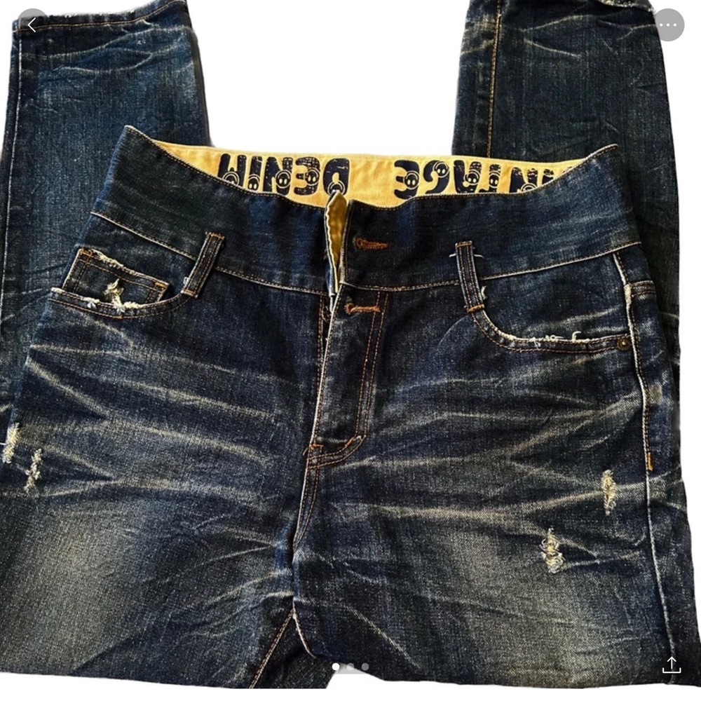Vintage Denim Brand Blue Jeans